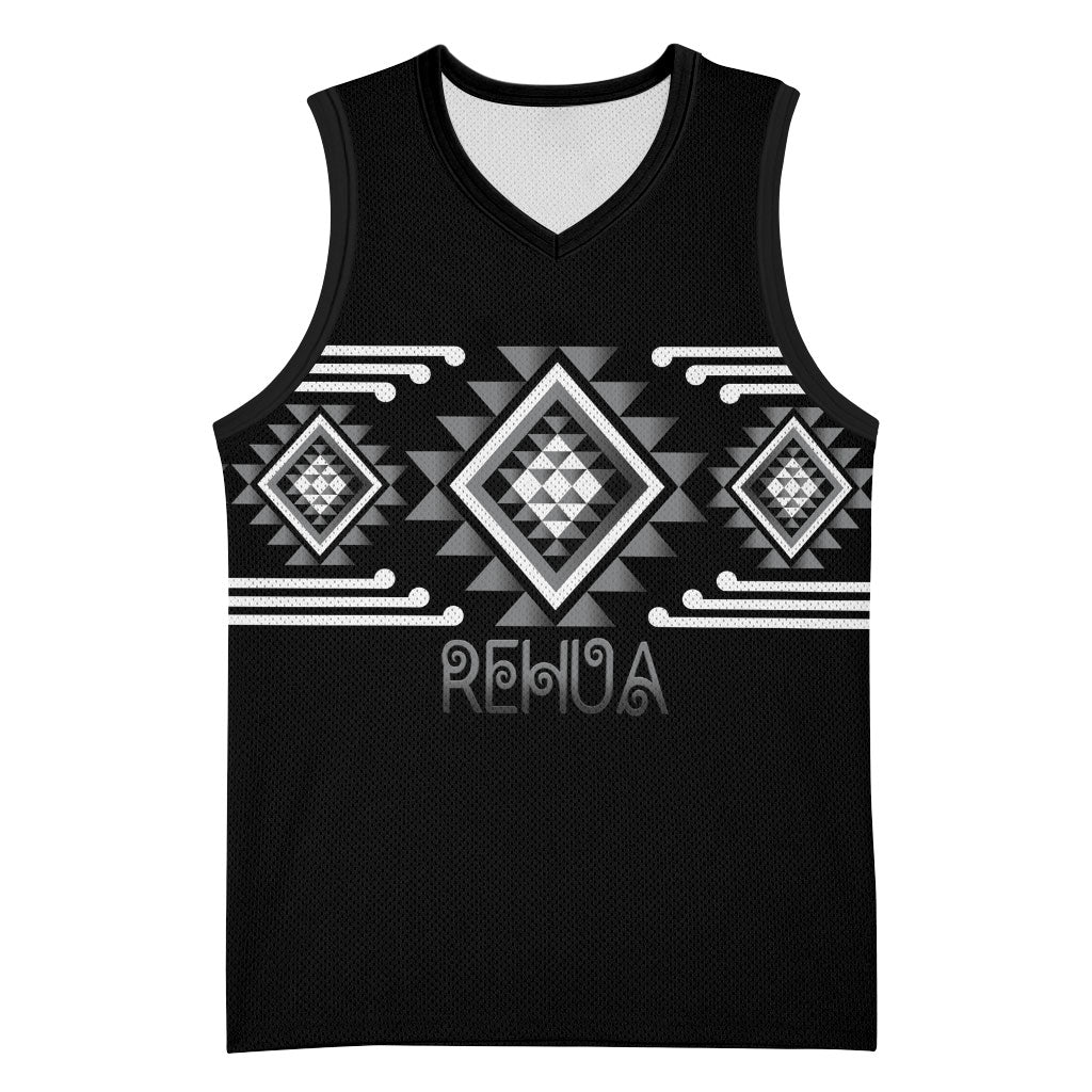 Aotearoa Atua Rehua Personalised Basketball Jersey Maori God Of Healing Taniko Motifs