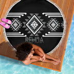 Aotearoa Atua Rehua Beach Blanket Maori God Of Healing Taniko Motifs