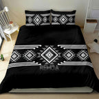 Aotearoa Atua Rehua Bedding Set Maori God Of Healing Taniko Motifs