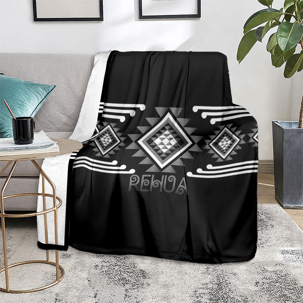 Aotearoa Atua Rehua Blanket Maori God Of Healing Taniko Motifs