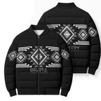 Aotearoa Atua Rehua Personalised Bomber Puffer Jacket Maori God Of Healing Taniko Motifs