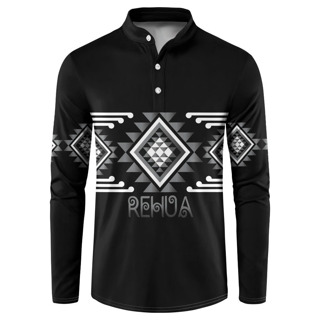 Aotearoa Atua Rehua Personalised Button Sweatshirt Maori God Of Healing Taniko Motifs