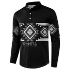 Aotearoa Atua Rehua Personalised Button Sweatshirt Maori God Of Healing Taniko Motifs