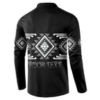 Aotearoa Atua Rehua Personalised Button Sweatshirt Maori God Of Healing Taniko Motifs