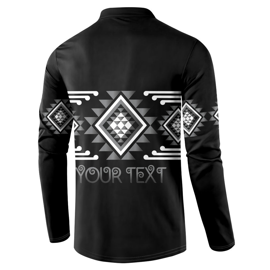 Aotearoa Atua Rehua Personalised Button Sweatshirt Maori God Of Healing Taniko Motifs