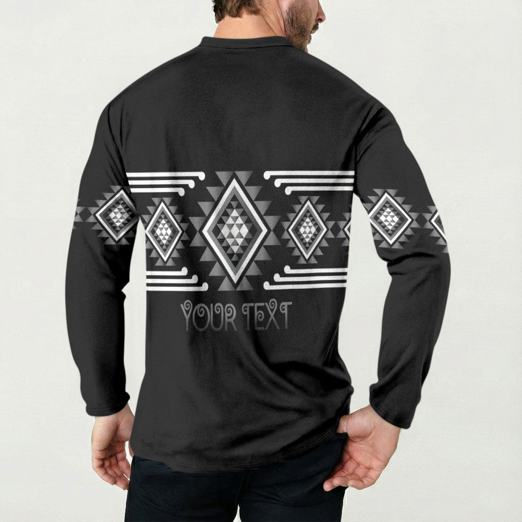 Aotearoa Atua Rehua Personalised Button Sweatshirt Maori God Of Healing Taniko Motifs