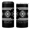 Aotearoa Atua Rehua Personalised 4 in 1 Can Cooler Tumbler Maori God Of Healing Taniko Motifs
