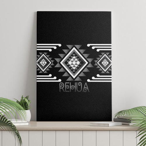 Aotearoa Atua Rehua Canvas Wall Art Maori God Of Healing Taniko Motifs