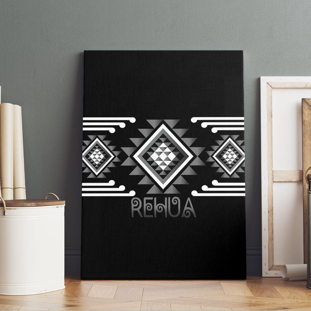 Aotearoa Atua Rehua Canvas Wall Art Maori God Of Healing Taniko Motifs