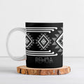 Aotearoa Atua Rehua Personalised Ceramic Mug Maori God Of Healing Taniko Motifs