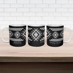 Aotearoa Atua Rehua Personalised Ceramic Mug Maori God Of Healing Taniko Motifs
