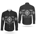 Aotearoa Atua Rehua Personalised Couples Matching Off Shoulder Maxi Dress and Long Sleeve Button Shirt Maori God Of Healing Taniko Motifs