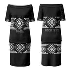 Aotearoa Atua Rehua Personalised Couples Matching Puletasi and Hawaiian Shirt Maori God Of Healing Taniko Motifs