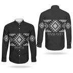 Aotearoa Atua Rehua Personalised Couples Matching Tank Maxi Dress and Long Sleeve Button Shirt Maori God Of Healing Taniko Motifs