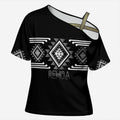Aotearoa Atua Rehua Personalised Cross Shoulder Shirt Maori God Of Healing Taniko Motifs