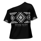 Aotearoa Atua Rehua Personalised Cross Shoulder Shirt Maori God Of Healing Taniko Motifs