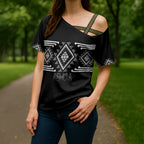Aotearoa Atua Rehua Personalised Cross Shoulder Shirt Maori God Of Healing Taniko Motifs