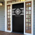 Aotearoa Atua Rehua Personalised Door Cover Maori God Of Healing Taniko Motifs