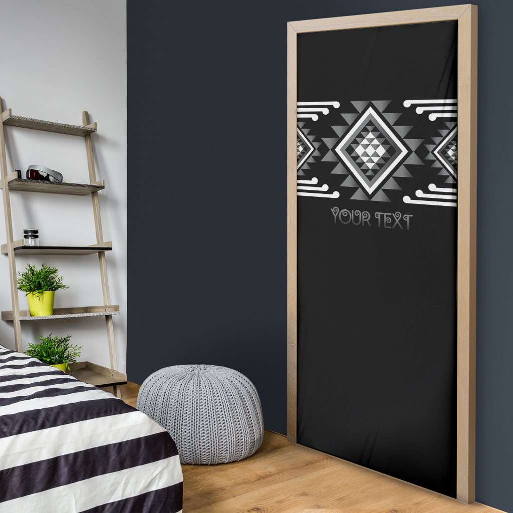 Aotearoa Atua Rehua Personalised Door Cover Maori God Of Healing Taniko Motifs