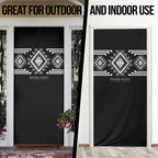 Aotearoa Atua Rehua Personalised Door Cover Maori God Of Healing Taniko Motifs