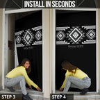 Aotearoa Atua Rehua Personalised Door Cover Maori God Of Healing Taniko Motifs