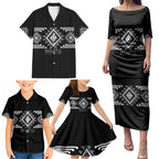 Aotearoa Atua Rehua Personalised Family Matching Puletasi and Hawaiian Shirt Maori God Of Healing Taniko Motifs