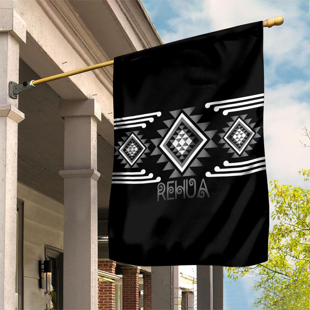 Aotearoa Atua Rehua Garden Flag Maori God Of Healing Taniko Motifs