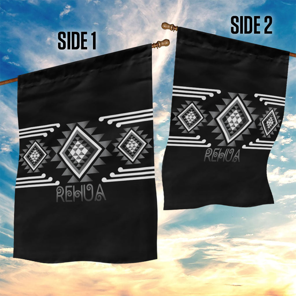Aotearoa Atua Rehua Garden Flag Maori God Of Healing Taniko Motifs