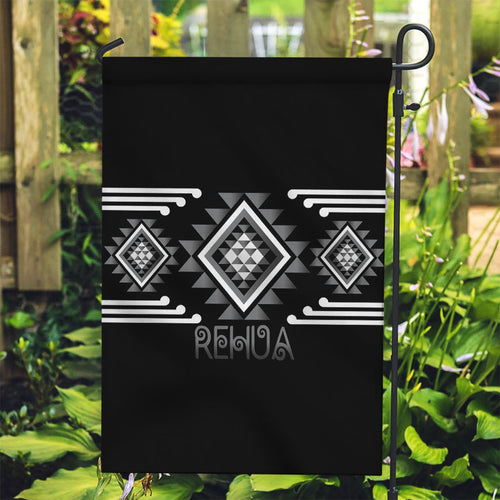 Aotearoa Atua Rehua Garden Flag Maori God Of Healing Taniko Motifs