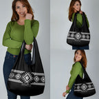 Aotearoa Atua Rehua Grocery Bag Maori God Of Healing Taniko Motifs