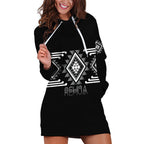 Aotearoa Atua Rehua Personalised Hoodie Dress Maori God Of Healing Taniko Motifs
