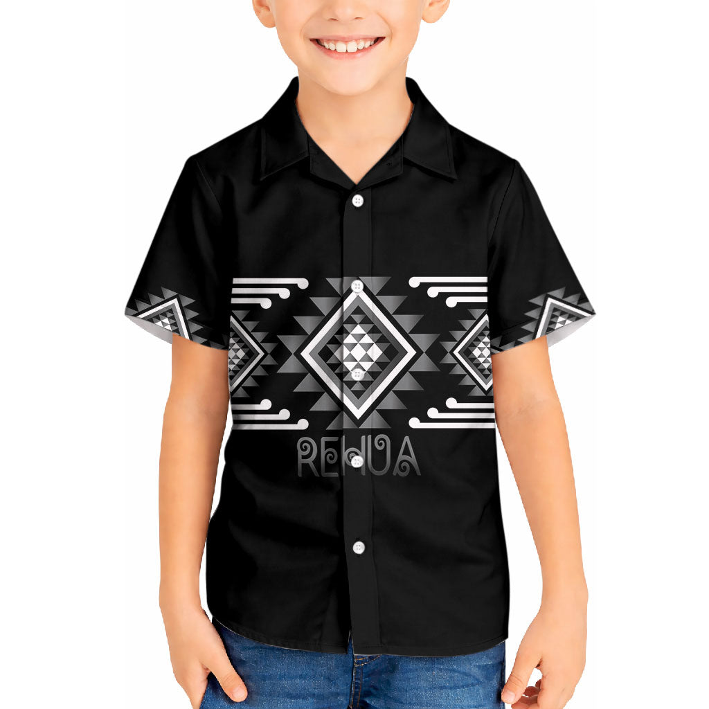 Aotearoa Atua Rehua Personalised Kid Hawaiian Shirt Maori God Of Healing Taniko Motifs