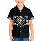 Aotearoa Atua Rehua Personalised Kid Hawaiian Shirt Maori God Of Healing Taniko Motifs