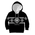 Aotearoa Atua Rehua Personalised Kid Hoodie Maori God Of Healing Taniko Motifs