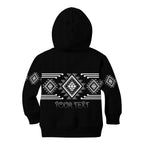 Aotearoa Atua Rehua Personalised Kid Hoodie Maori God Of Healing Taniko Motifs
