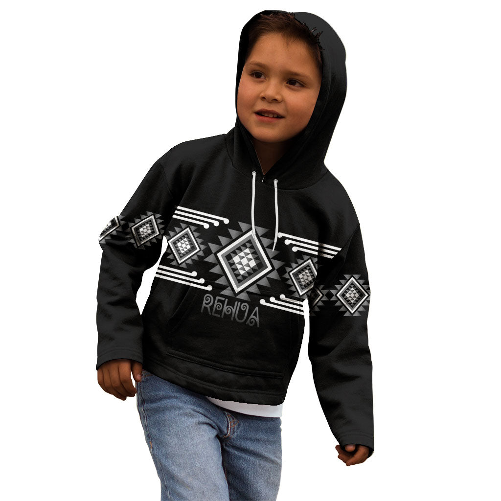 Aotearoa Atua Rehua Personalised Kid Hoodie Maori God Of Healing Taniko Motifs