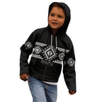 Aotearoa Atua Rehua Personalised Kid Hoodie Maori God Of Healing Taniko Motifs