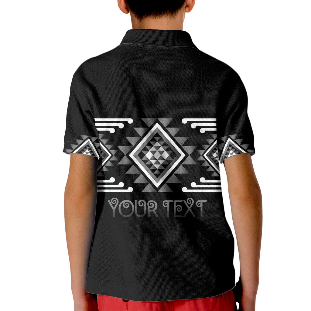 Aotearoa Atua Rehua Personalised Kid Polo Shirt Maori God Of Healing Taniko Motifs