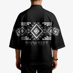 Aotearoa Atua Rehua Personalised Kimono Maori God Of Healing Taniko Motifs