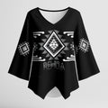 Aotearoa Atua Rehua Personalised Kimono Sleeve Blouse Maori God Of Healing Taniko Motifs