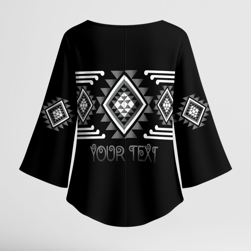Aotearoa Atua Rehua Personalised Kimono Sleeve Blouse Maori God Of Healing Taniko Motifs