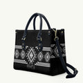 Aotearoa Atua Rehua Leather Bag Maori God Of Healing Taniko Motifs