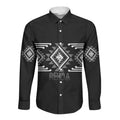 Aotearoa Atua Rehua Personalised Long Sleeve Button Shirt Maori God Of Healing Taniko Motifs