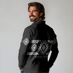 Aotearoa Atua Rehua Personalised Long Sleeve Polo Shirt Maori God Of Healing Taniko Motifs