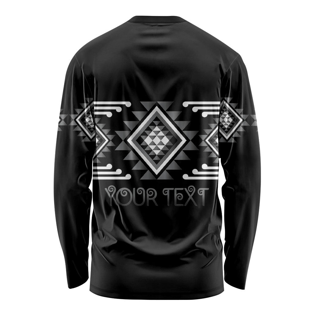 Aotearoa Atua Rehua Personalised Long Sleeve Shirt Maori God Of Healing Taniko Motifs