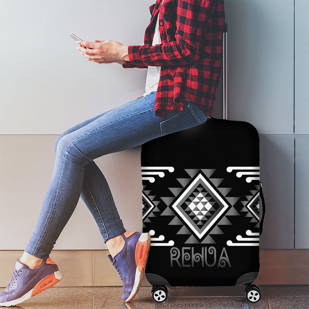 Aotearoa Atua Rehua Luggage Cover Maori God Of Healing Taniko Motifs