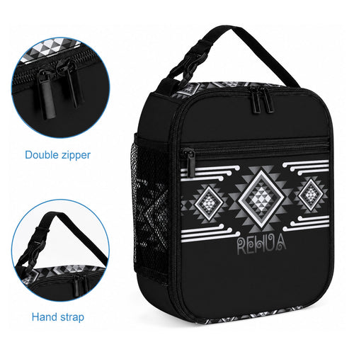 Aotearoa Atua Rehua Lunch Bag Maori God Of Healing Taniko Motifs