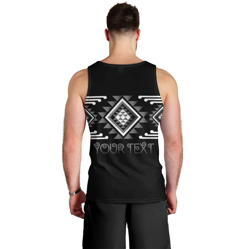 Aotearoa Atua Rehua Personalised Men Tank Top Maori God Of Healing Taniko Motifs