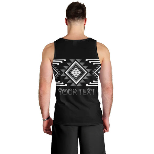 Aotearoa Atua Rehua Personalised Men Tank Top Maori God Of Healing Taniko Motifs