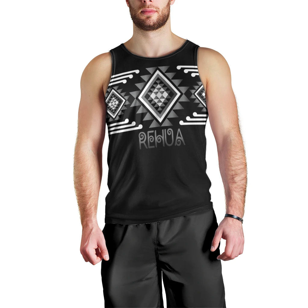Aotearoa Atua Rehua Personalised Men Tank Top Maori God Of Healing Taniko Motifs